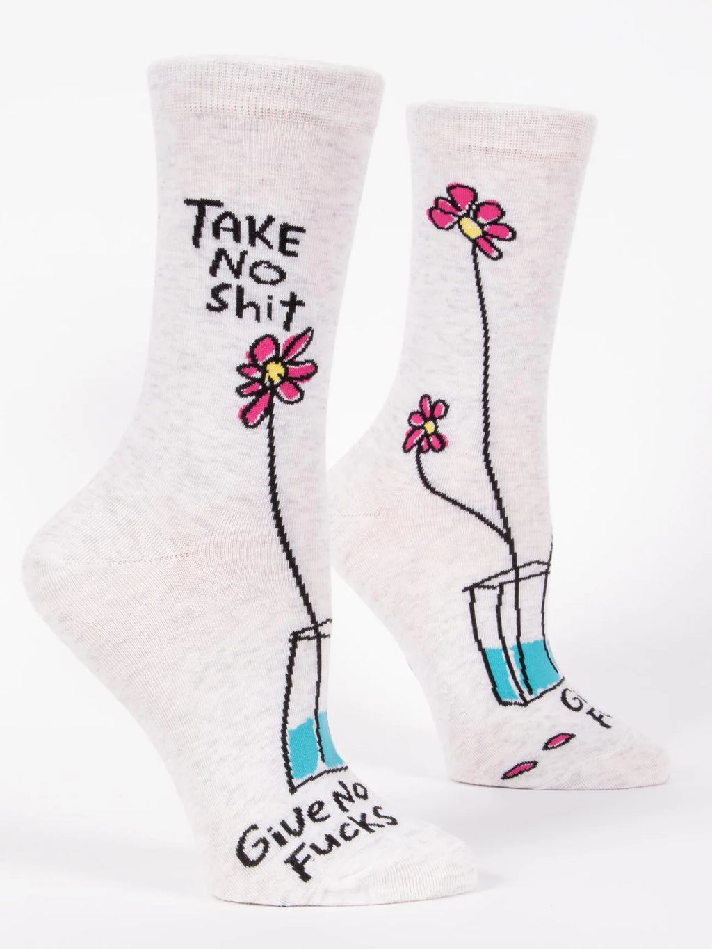 Take No Sh*t Give No F***s Women's Crew Socks