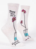 Take No Sh*t Give No F***s Women's Crew Socks