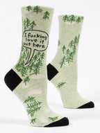 I F-ing Love It Out Here Women's Crew Socks