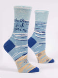 The Ocean Just Gets Me. Women's Crew Socks