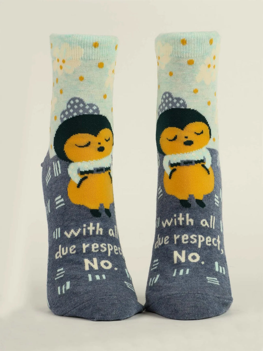 With All Due Respect, No. Women's Ankle Socks