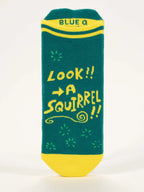 Look, A Squirrel! Women's Sneaker Socks