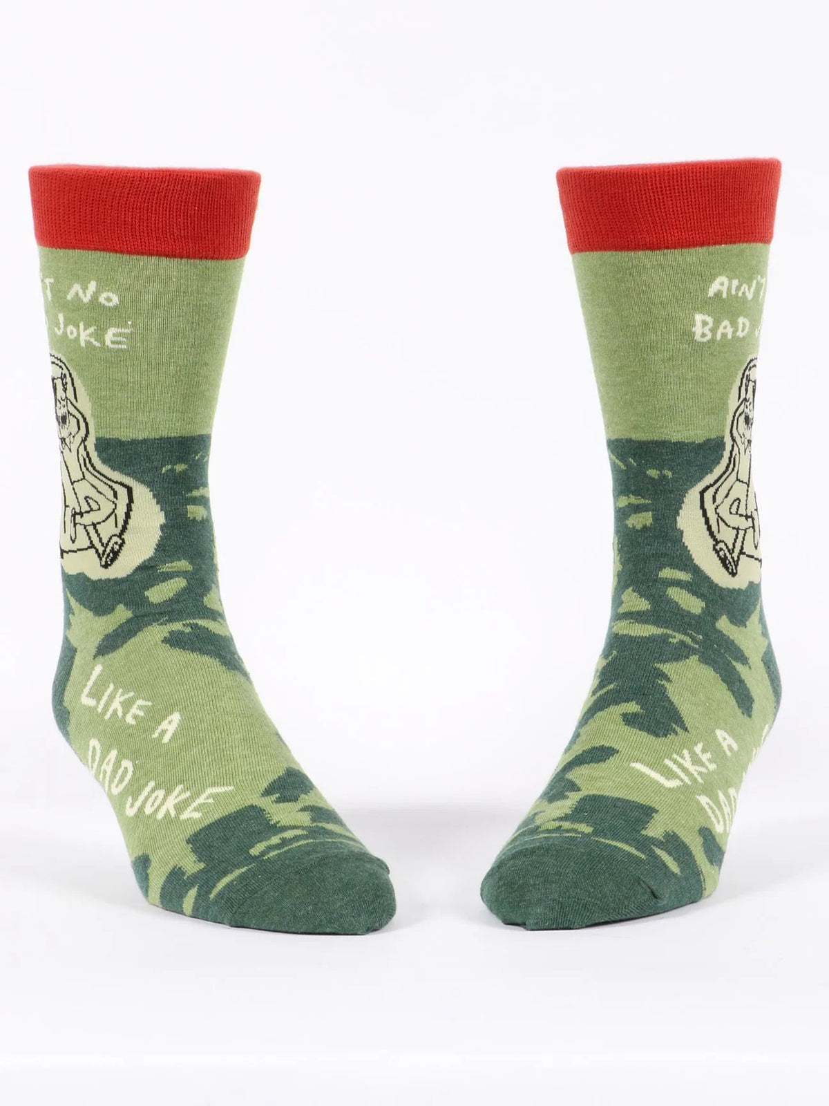 Ain't No Bad Joke Like A Dad Joke Men's Crew Socks