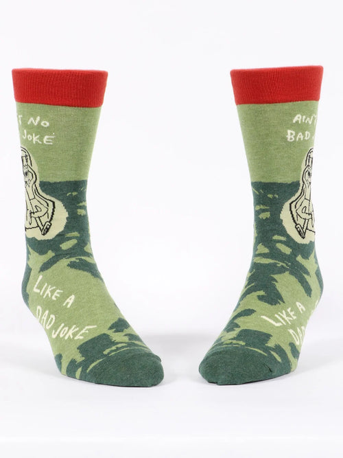 Ain't No Bad Joke Like A Dad Joke Men's Crew Socks