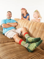 Ain't No Bad Joke Like A Dad Joke Men's Crew Socks