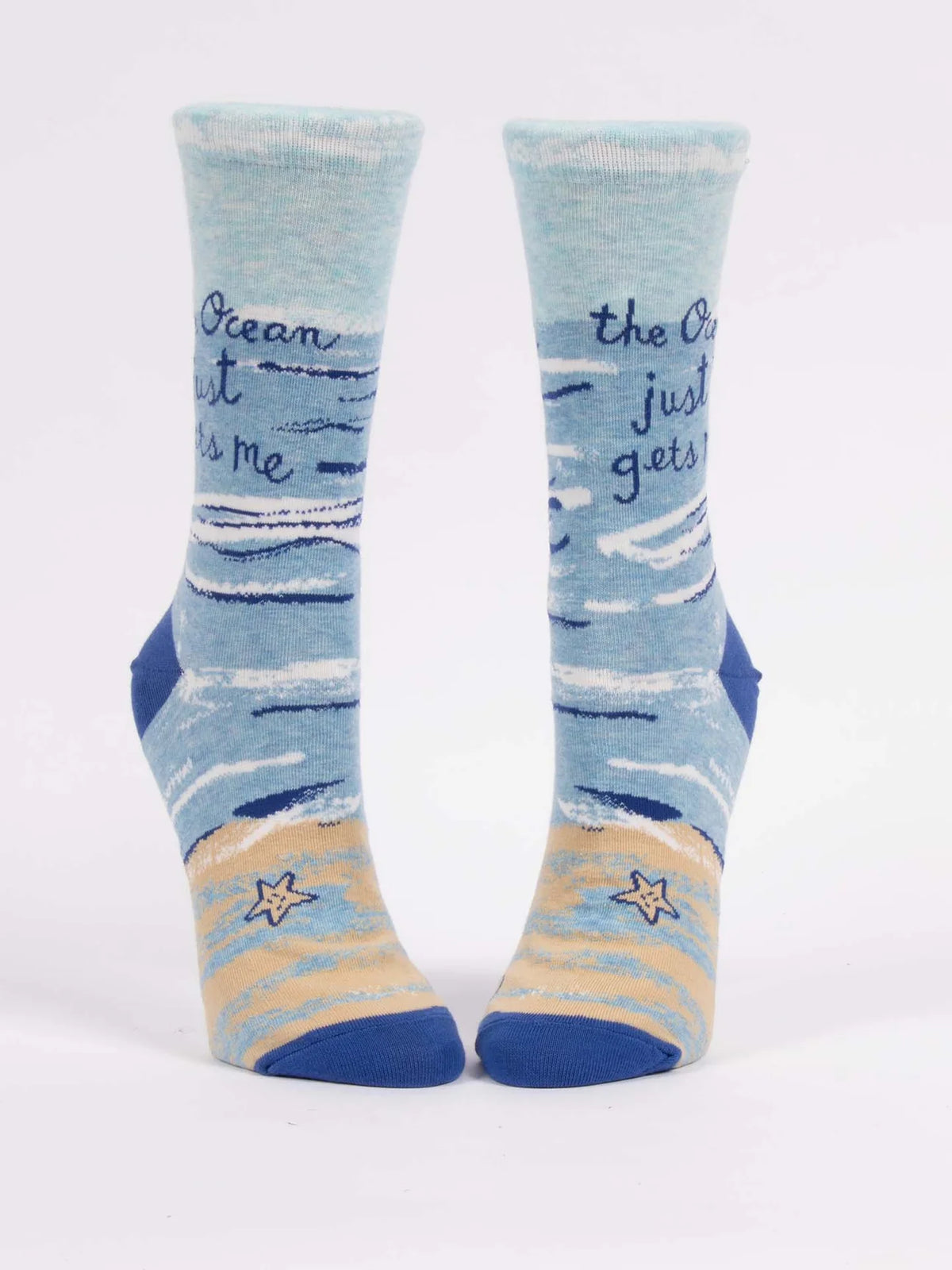 The Ocean Just Gets Me. Women's Crew Socks