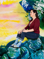 The Ocean Just Gets Me. Women's Crew Socks