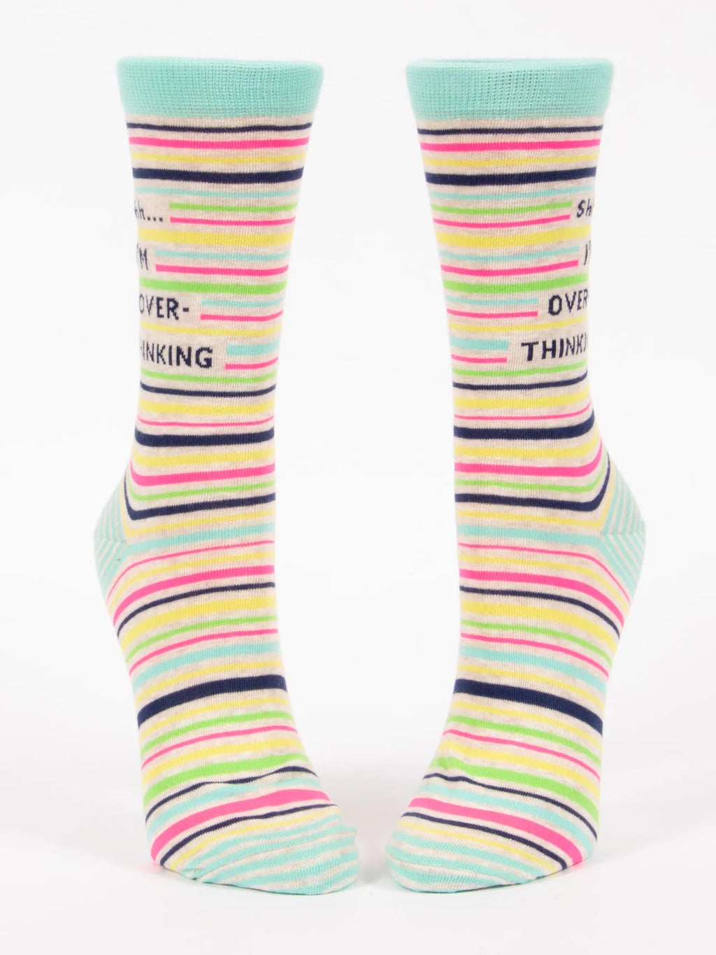 Shhh I'm Overthinking Women's Crew Socks
