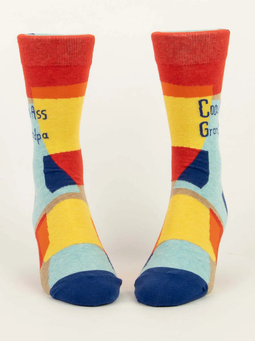 Cool-A** Grandpa Men's Crew Socks