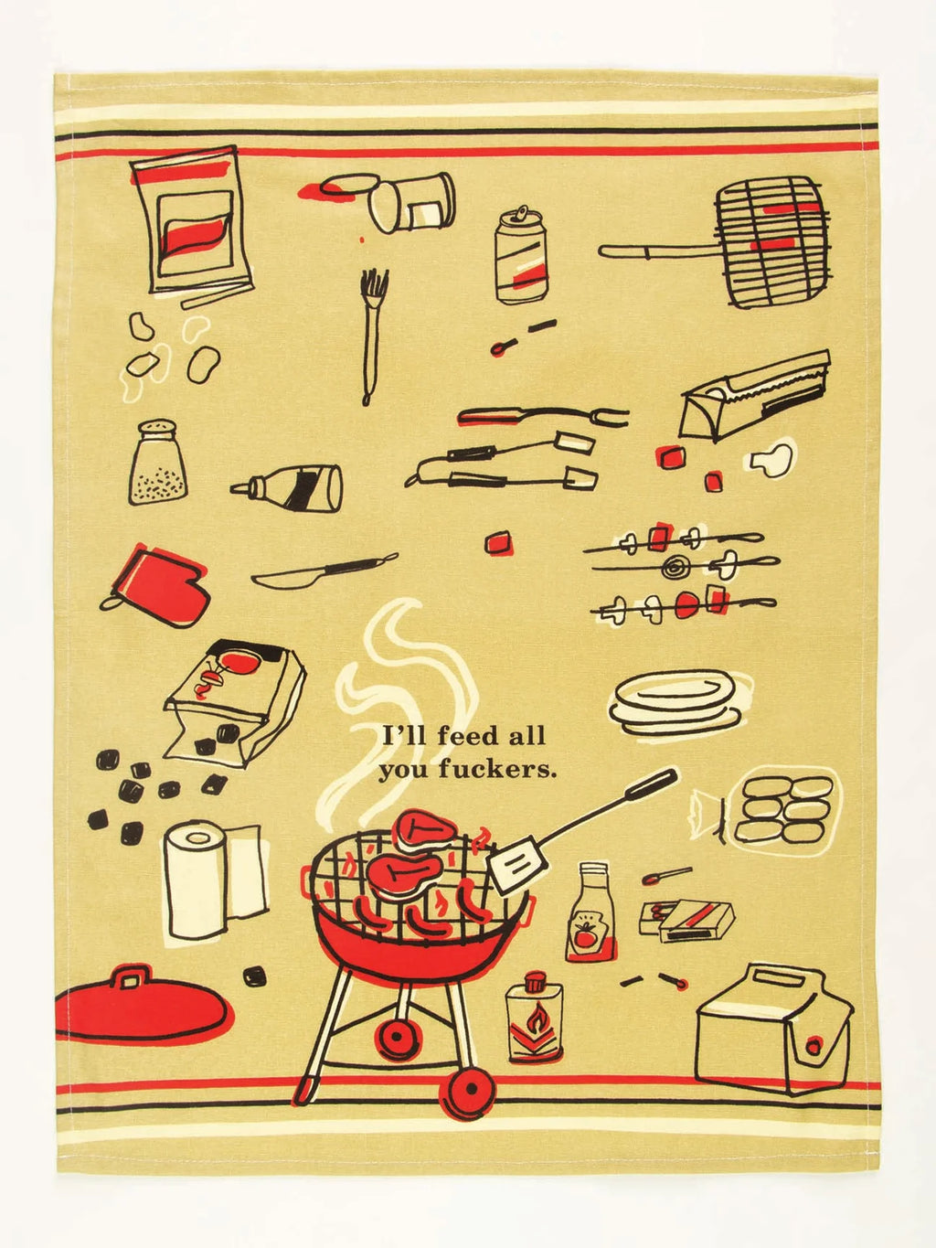 I'll Feed All You F***ers Dish Towel