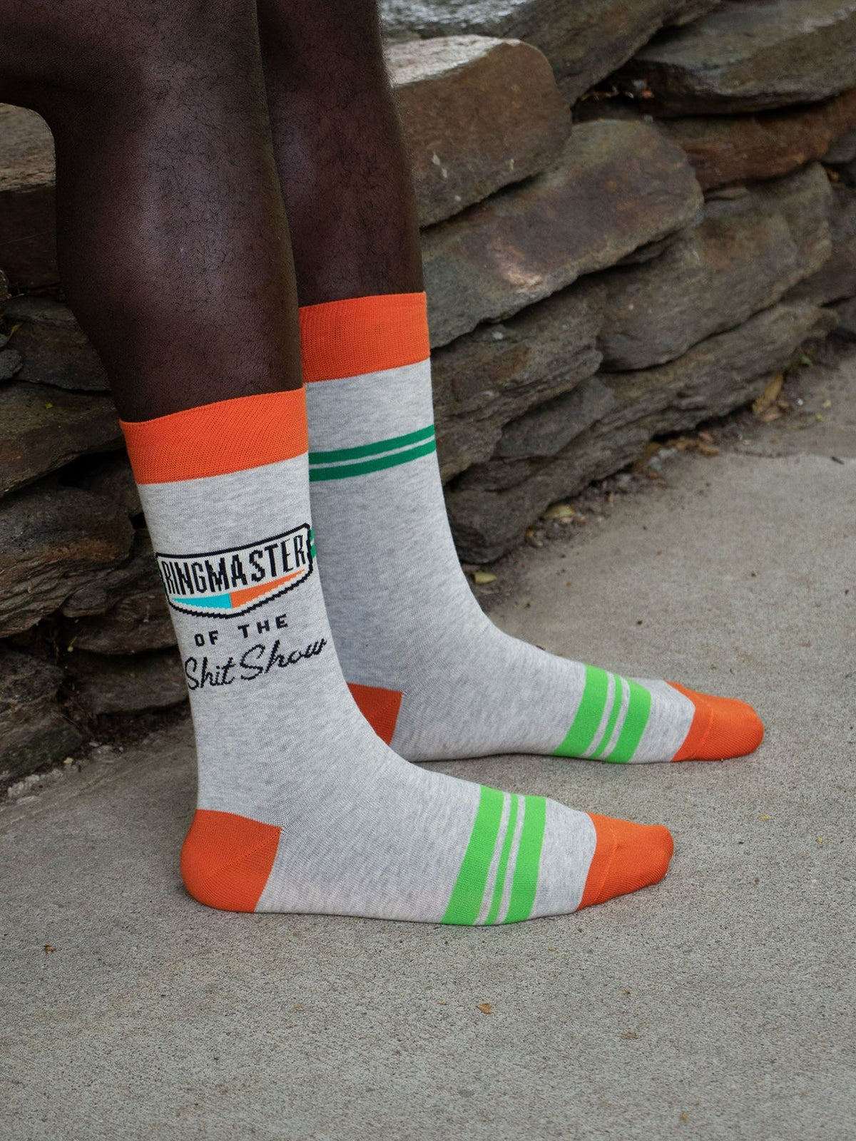 Ringmaster Of The Sh*t Show Men's Crew Socks