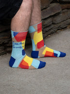 Cool-A** Grandpa Men's Crew Socks