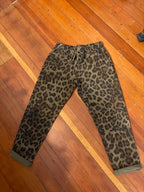 Women's Wide Leg Animal Print Pants