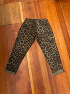 Women's Wide Leg Animal Print Pants