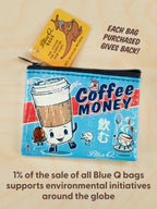 Coffee Money Coin Purse
