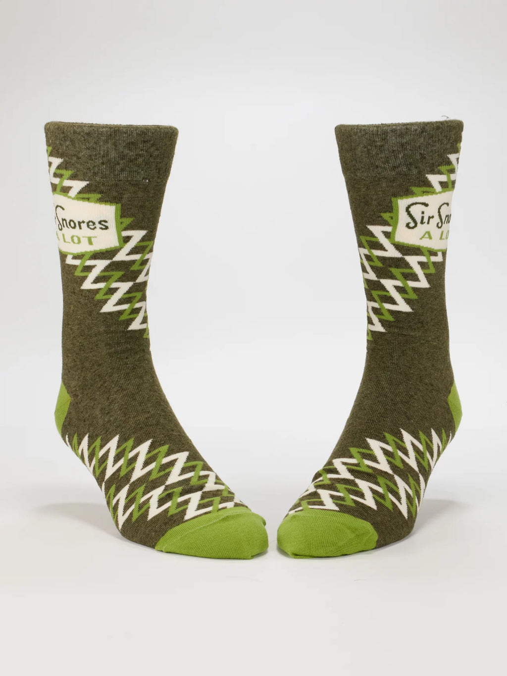 Sir Snores A Lot Men's Crew Socks