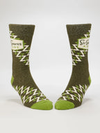 Sir Snores A Lot Men's Crew Socks