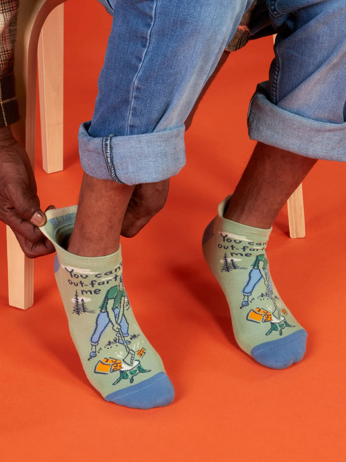 You Can't Out-Fart Me Sneaker Socks