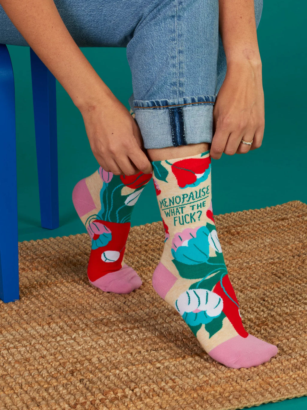 Menopause. What The F***? Women's Crew Socks