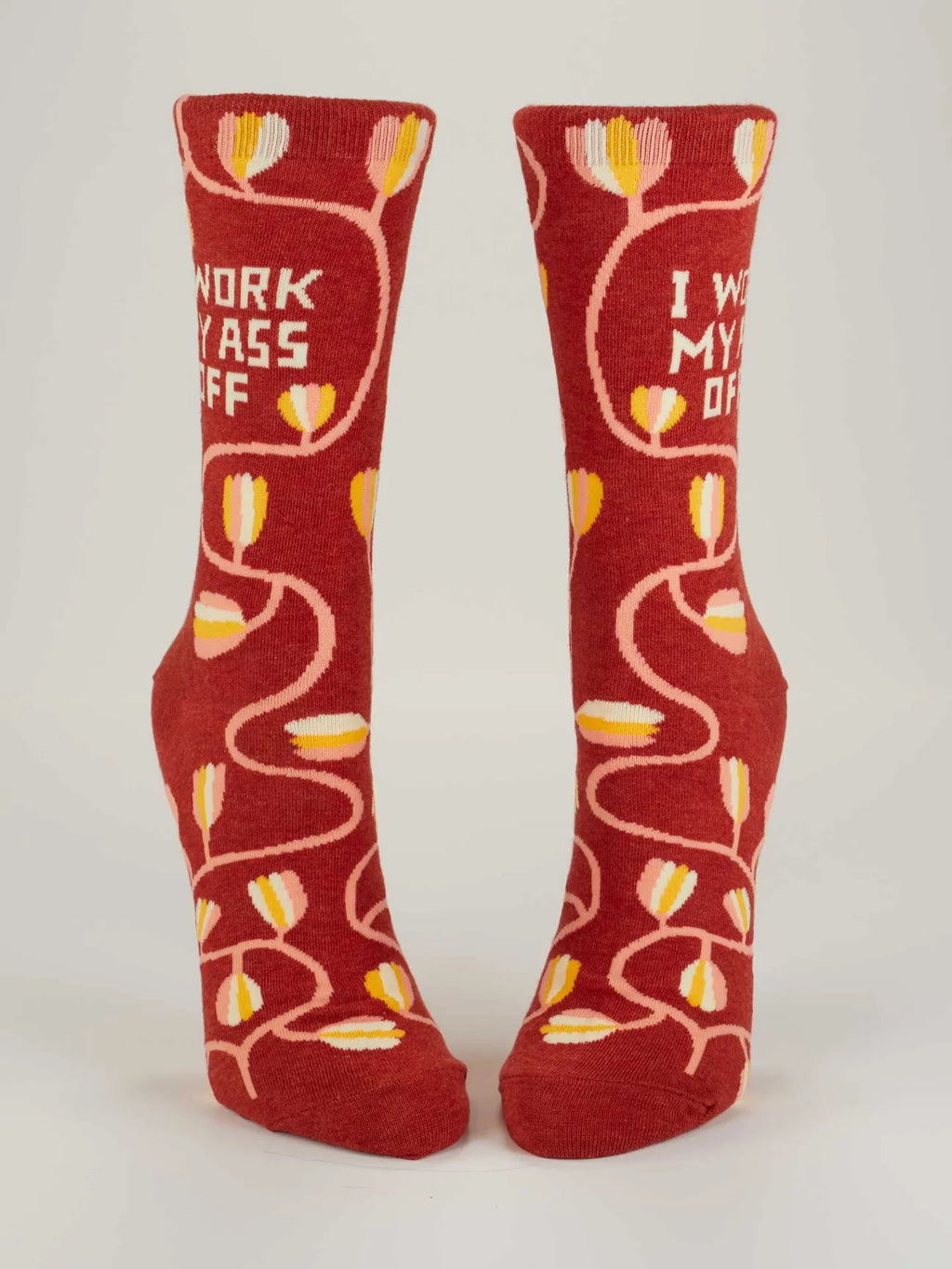 I Work My A** Off Women's Crew Socks