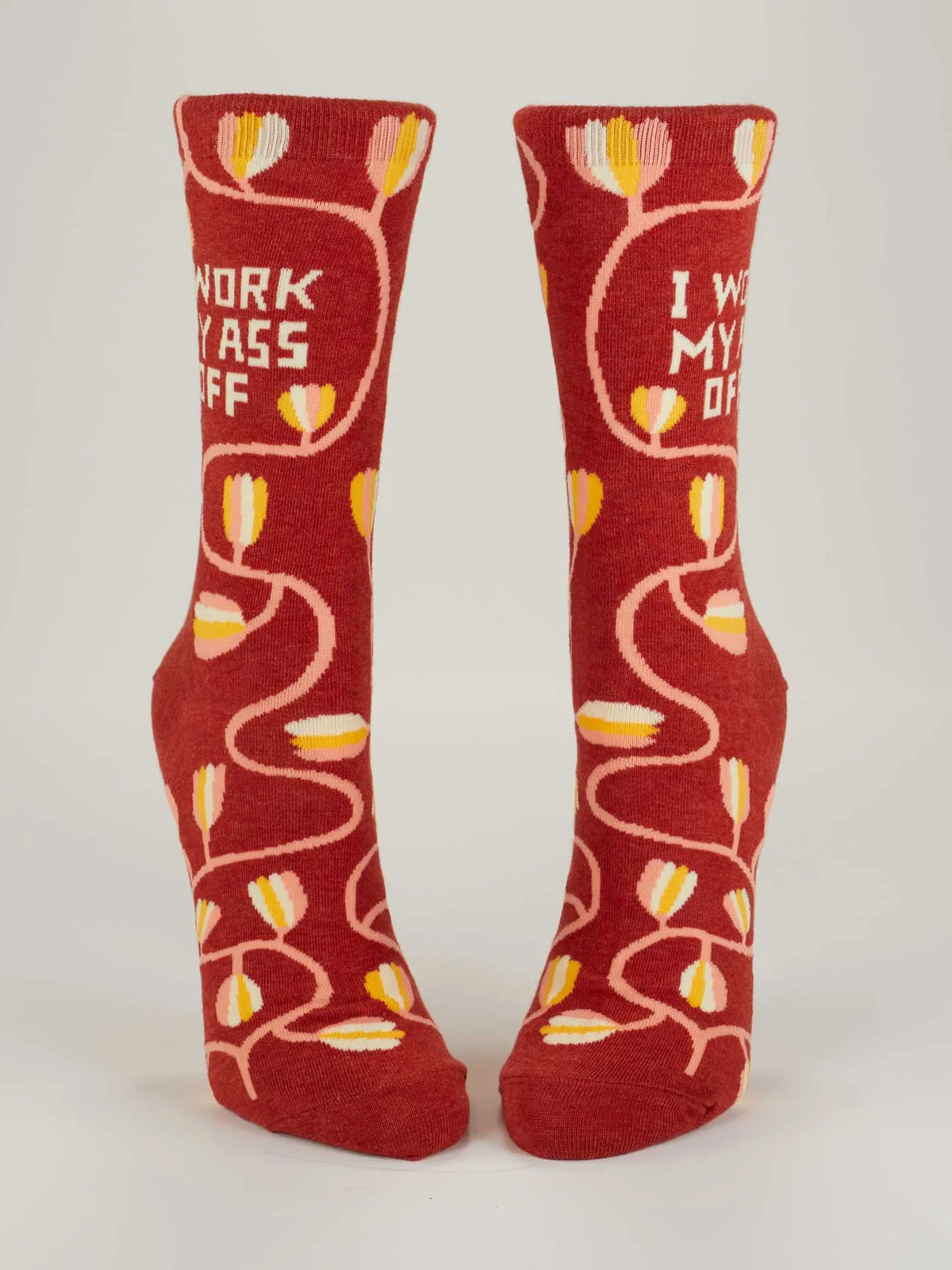I Work My A** Off Women's Crew Socks