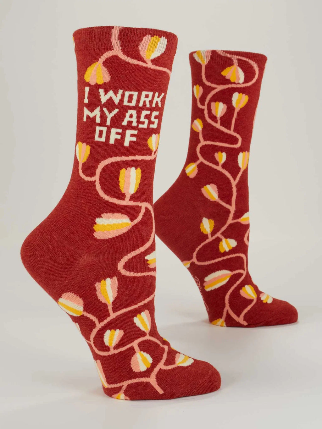 I Work My A** Off Women's Crew Socks