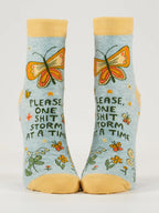 Please, One Sh*t Storm At A Time Women's Ankle Socks