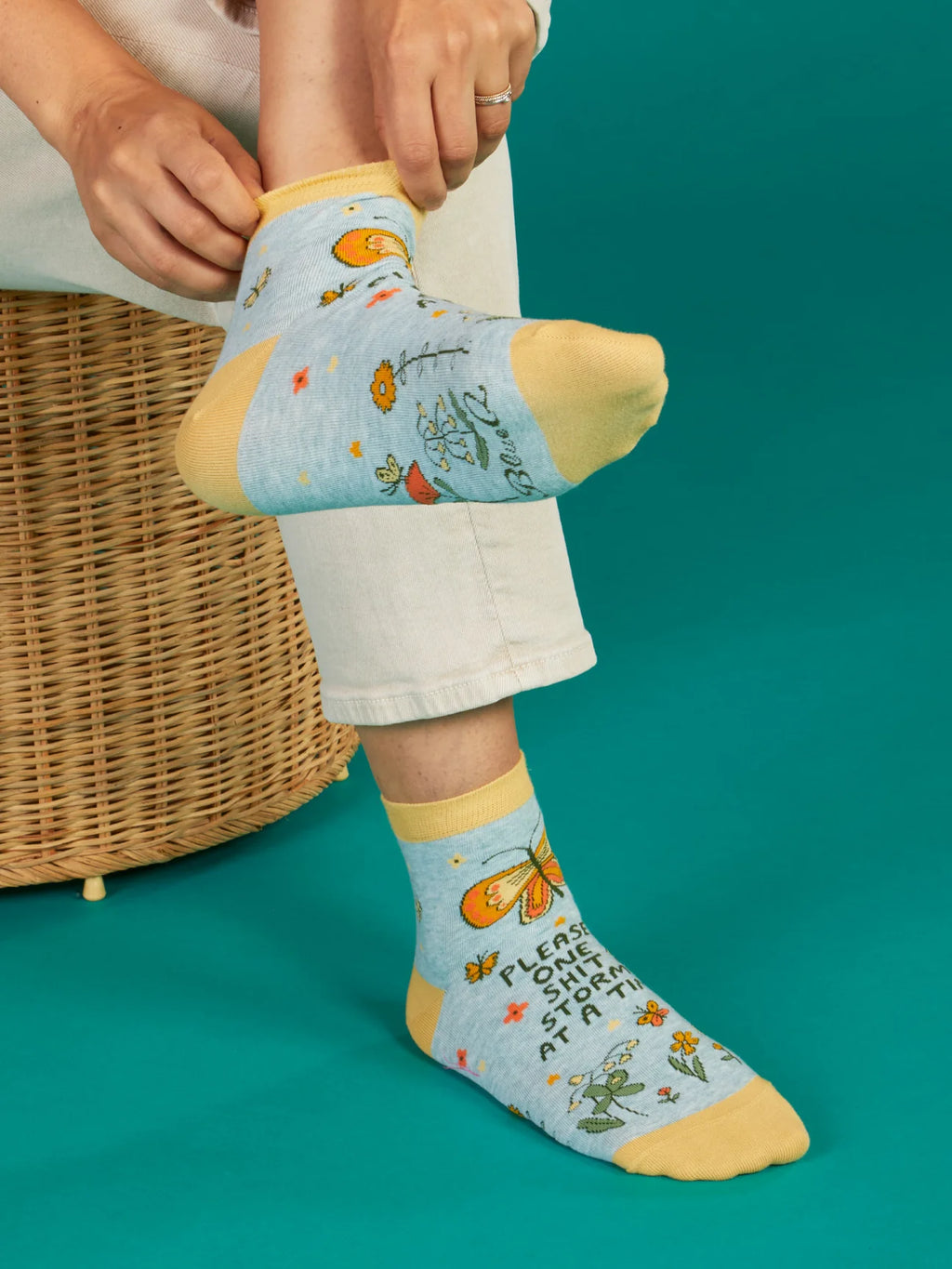 Please, One Sh*t Storm At A Time Women's Ankle Socks
