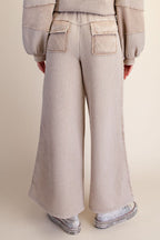 Washed Thermal Knit Pants