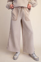 Washed Thermal Knit Pants