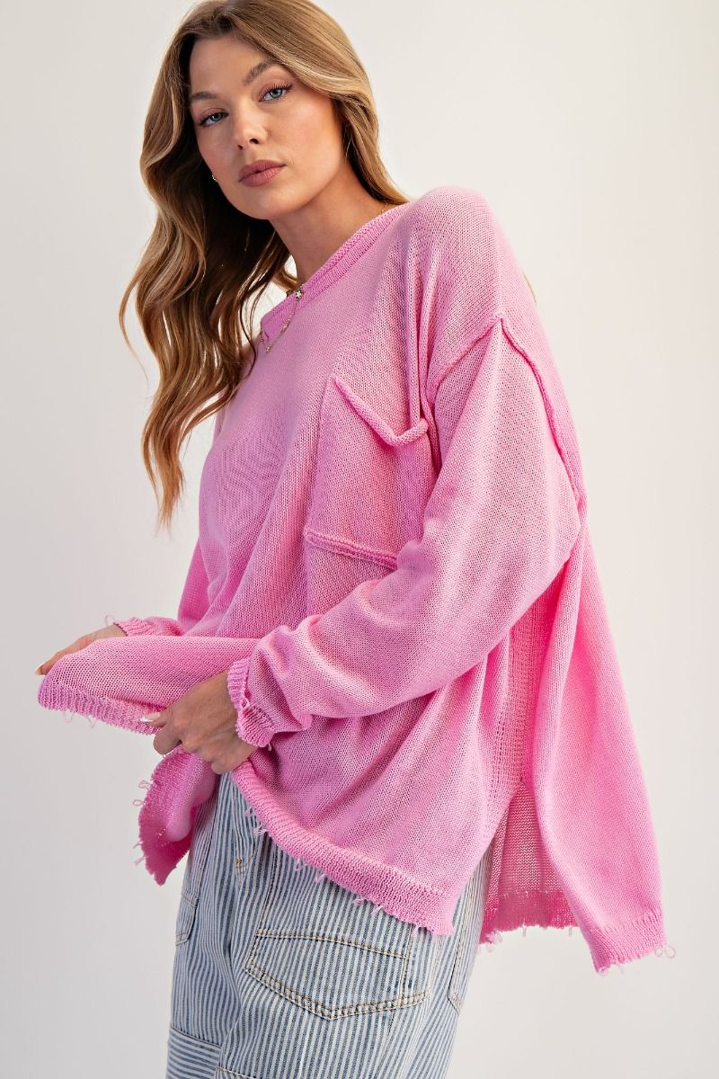Long Sleeve Knitted Sweater