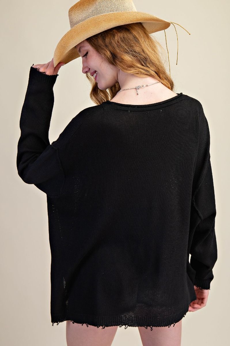 Long Sleeve Knitted Sweater