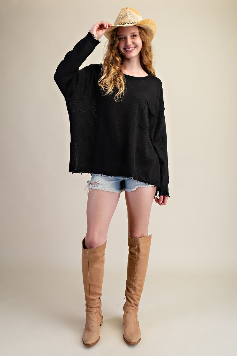 Long Sleeve Knitted Sweater