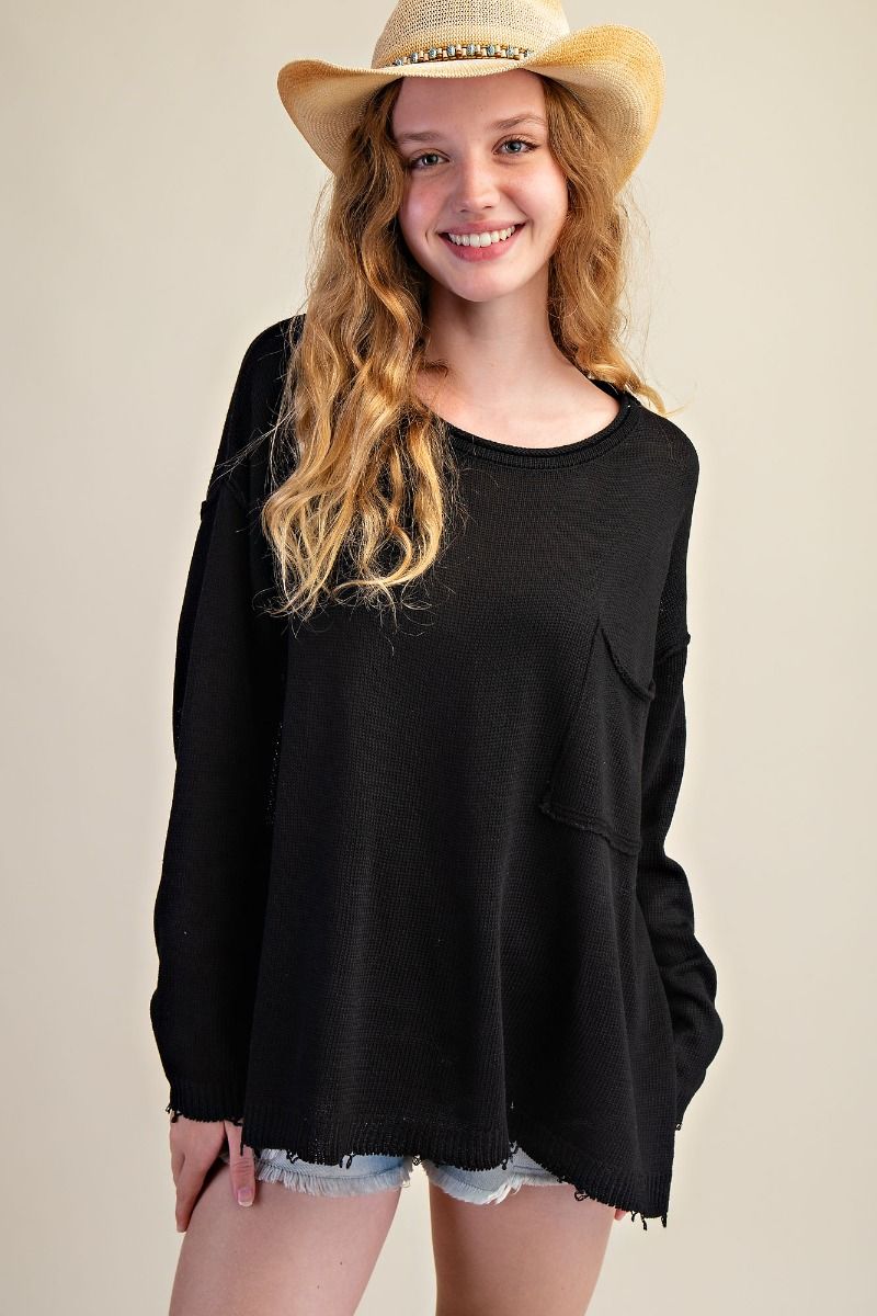 Long Sleeve Knitted Sweater