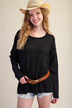 Long Sleeve Knitted Sweater