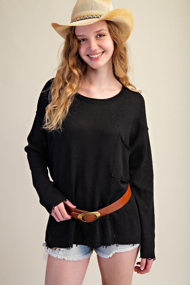 Long Sleeve Knitted Sweater
