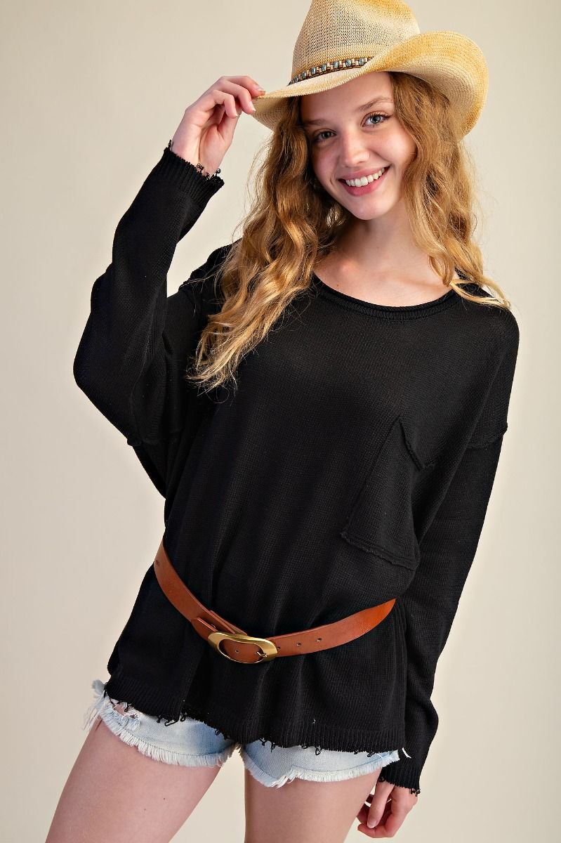 Long Sleeve Knitted Sweater