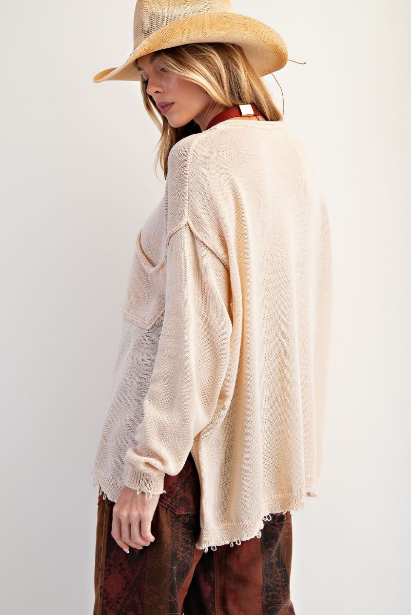 Long Sleeve Knitted Sweater
