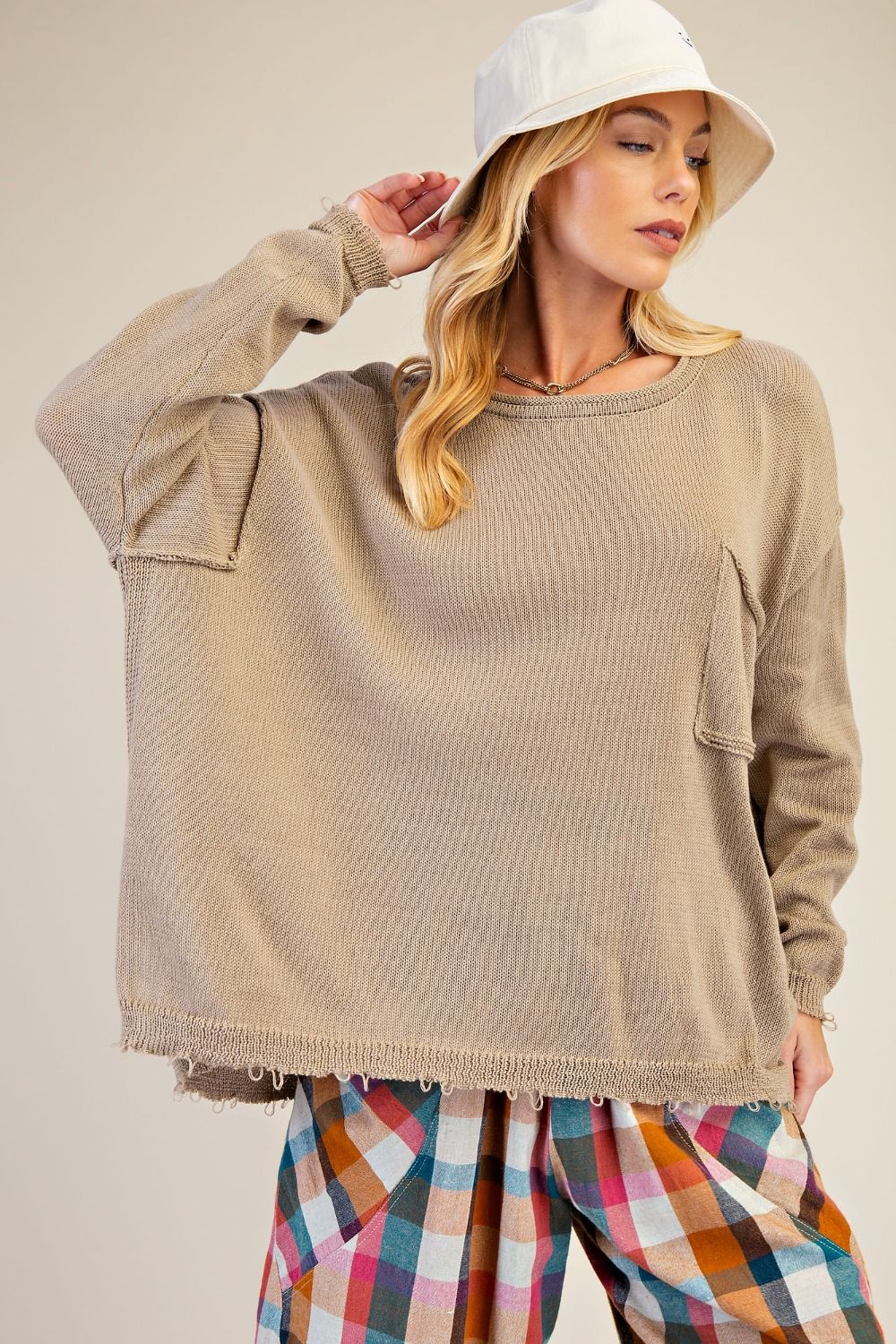 Long Sleeve Knitted Sweater