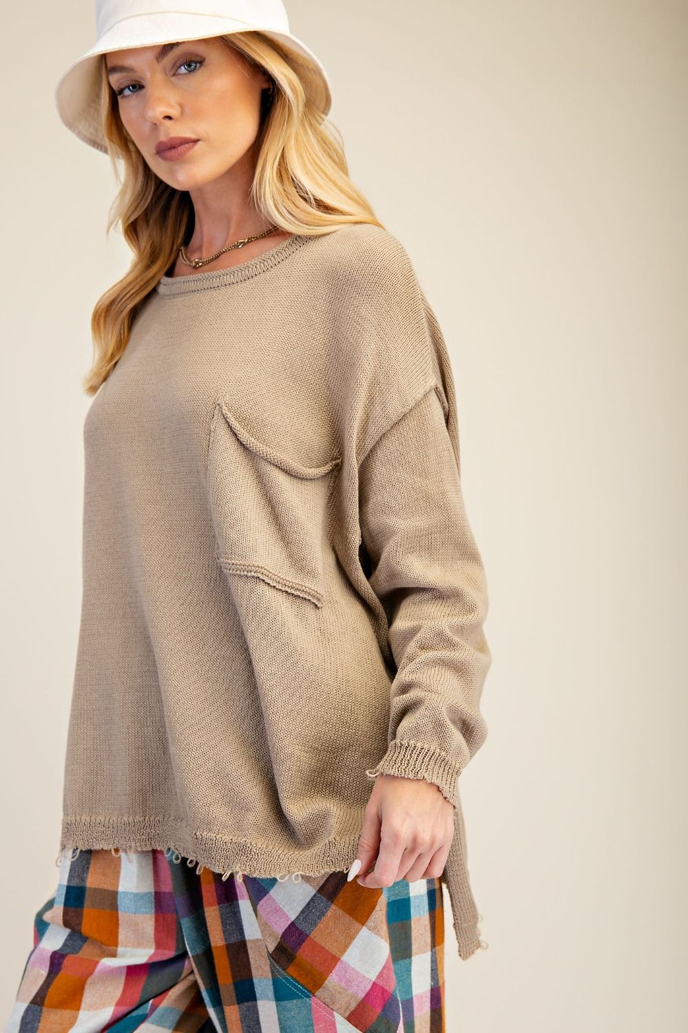 Long Sleeve Knitted Sweater