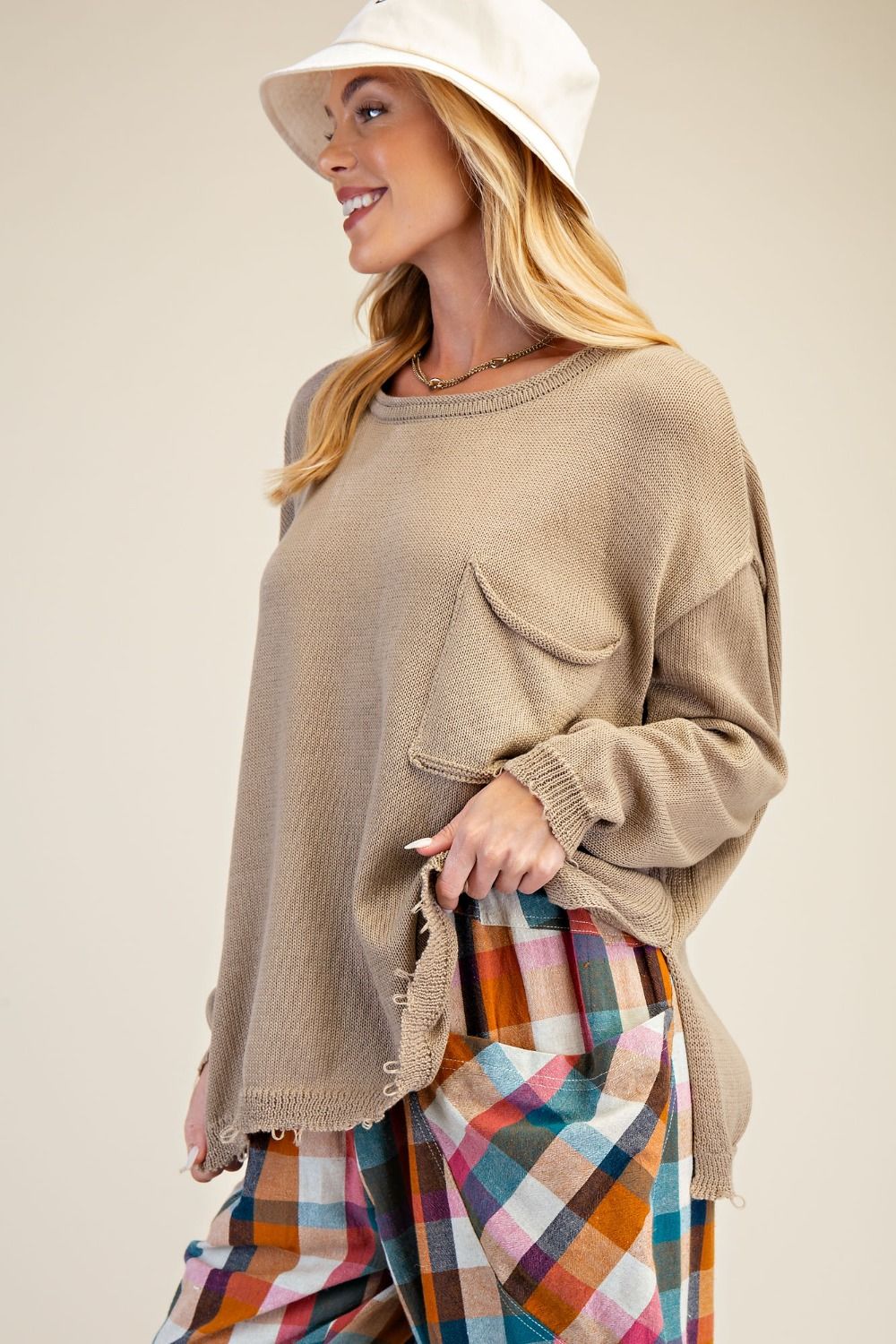Long Sleeve Knitted Sweater