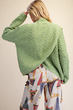 Cable Knit Surplus Back Knitted Sweater