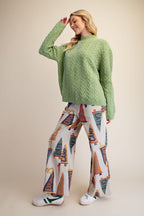 Cable Knit Surplus Back Knitted Sweater