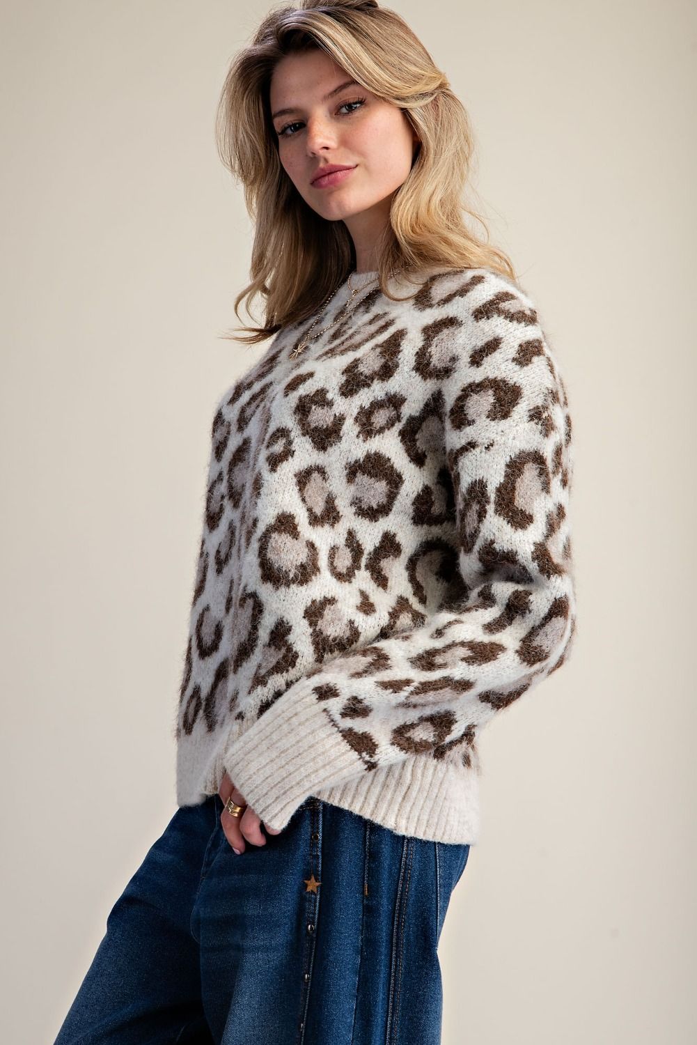 Animal Patterned Sweater