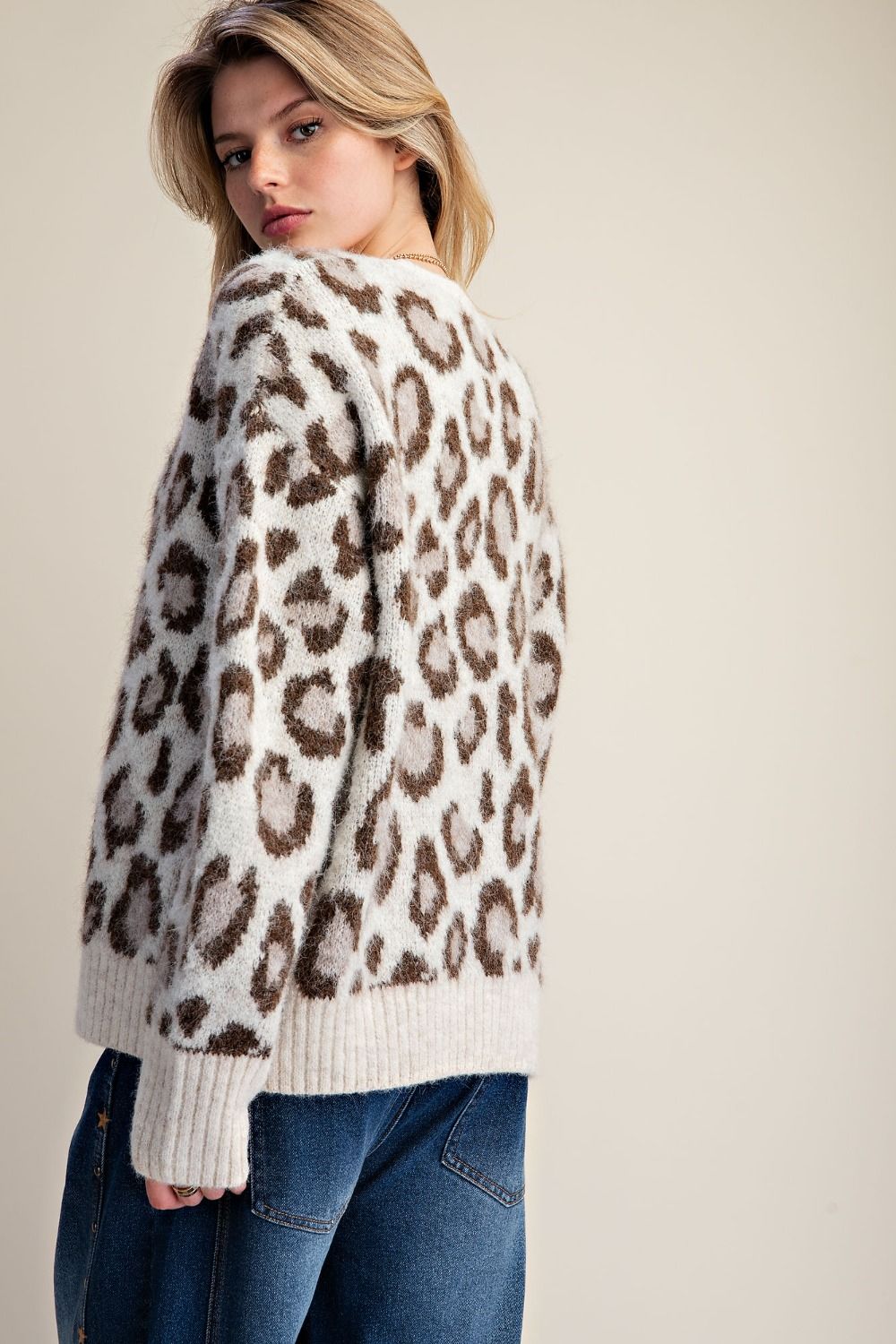 Animal Patterned Sweater