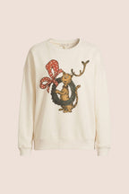 Christmas Graphic Washed Terry Pullover