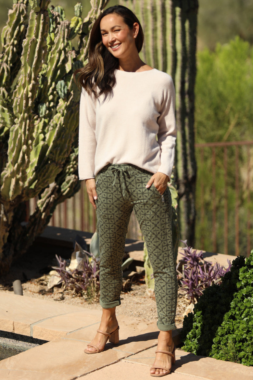 Women's Geometric Printed Pants