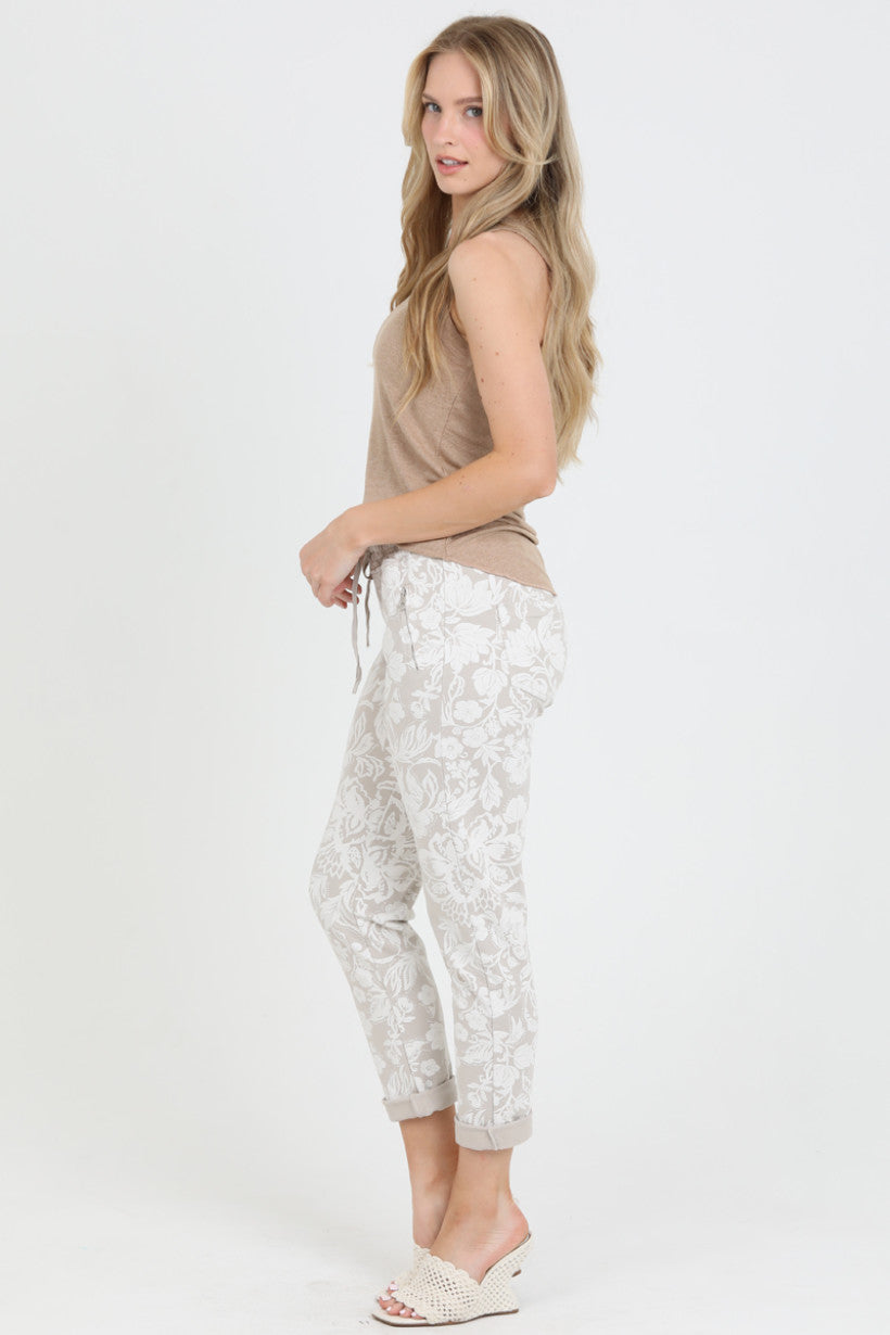 Women's Floral Jogger Pants