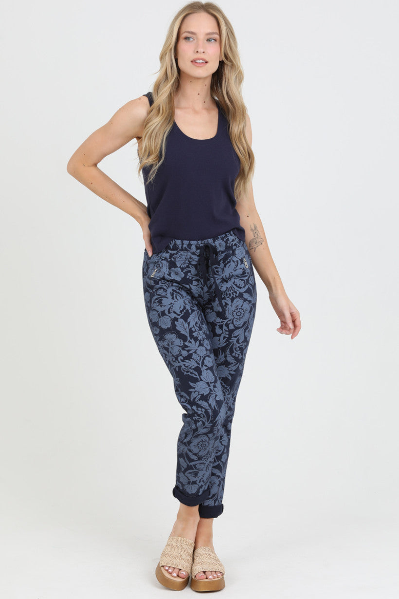 Women's Floral Jogger Pants
