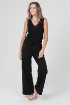 Women's Solid Wide Leg Pants